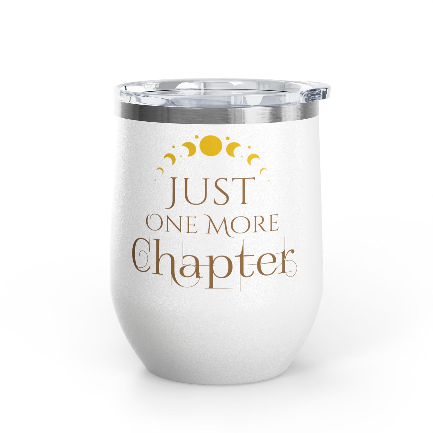 "Just One More Chapter" Book Lover's Wine Tumbler