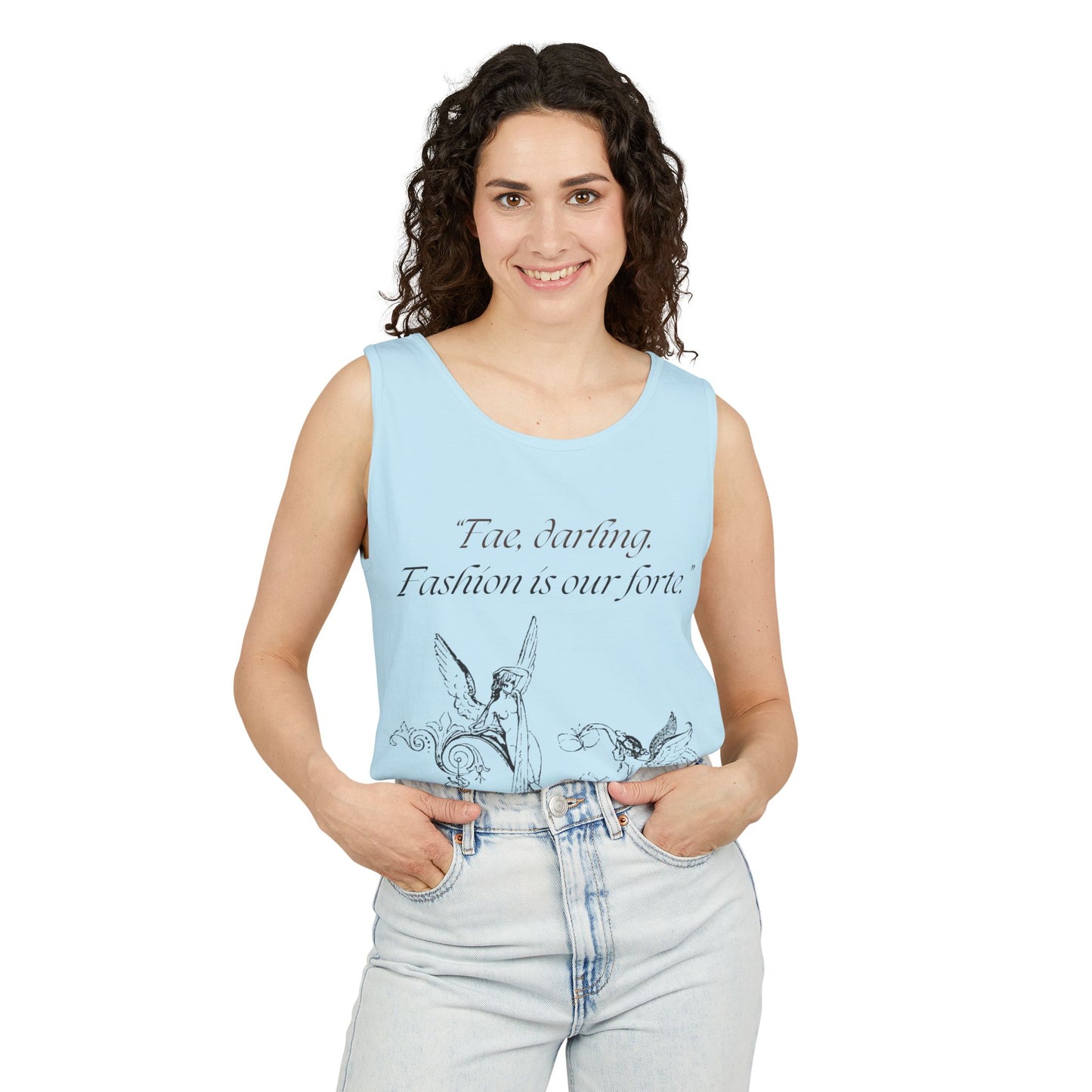 "Fae Fashion" Book Quote | Unisex Tank Top