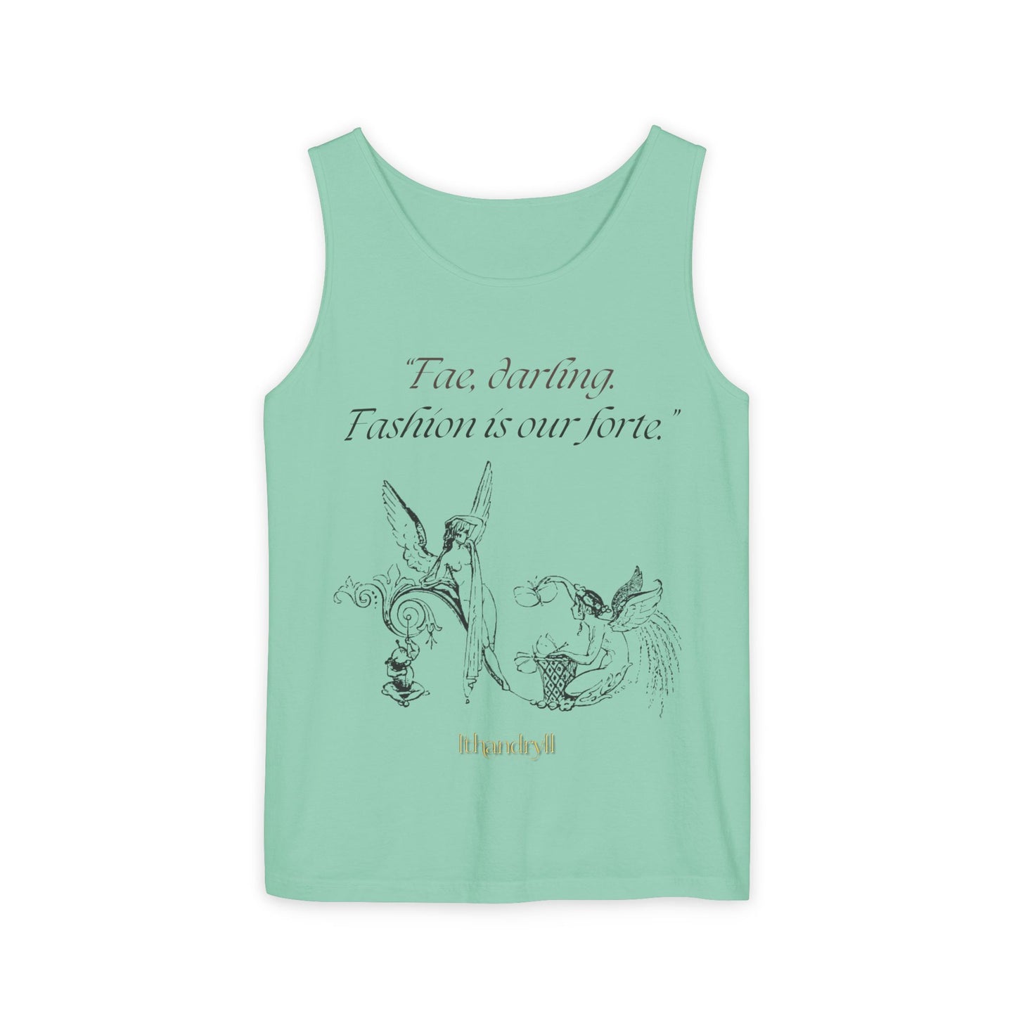 "Fae Fashion" Book Quote | Unisex Tank Top