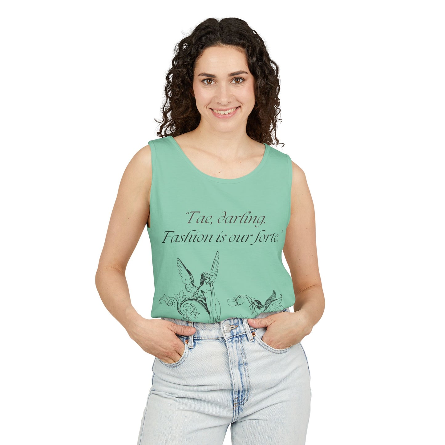 "Fae Fashion" Book Quote | Unisex Tank Top