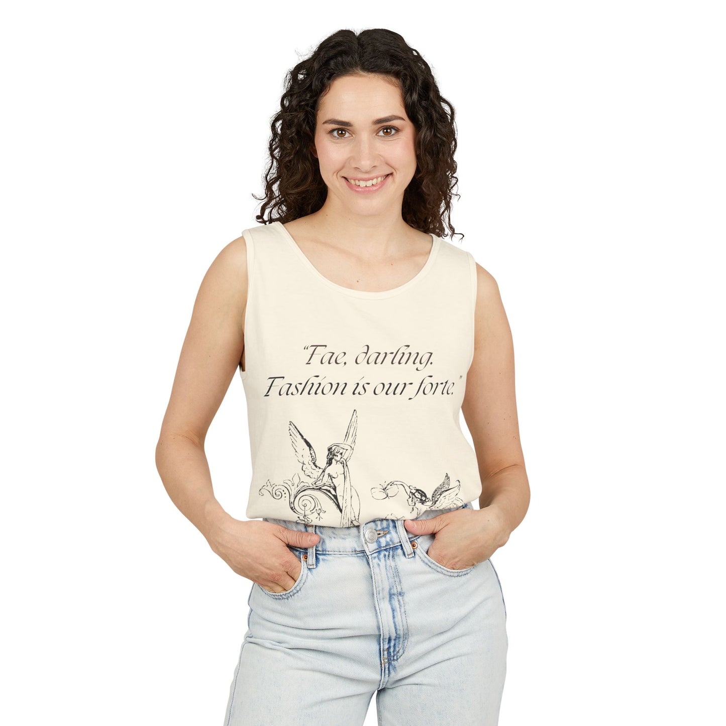 "Fae Fashion" Book Quote | Unisex Tank Top