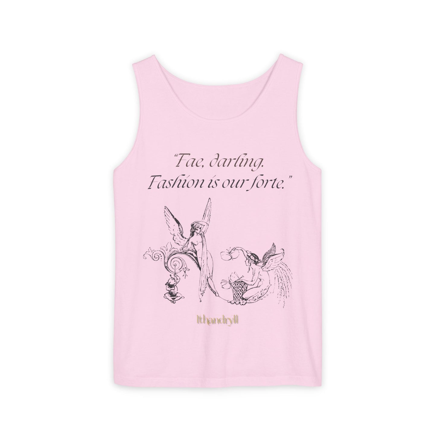"Fae Fashion" Book Quote | Unisex Tank Top