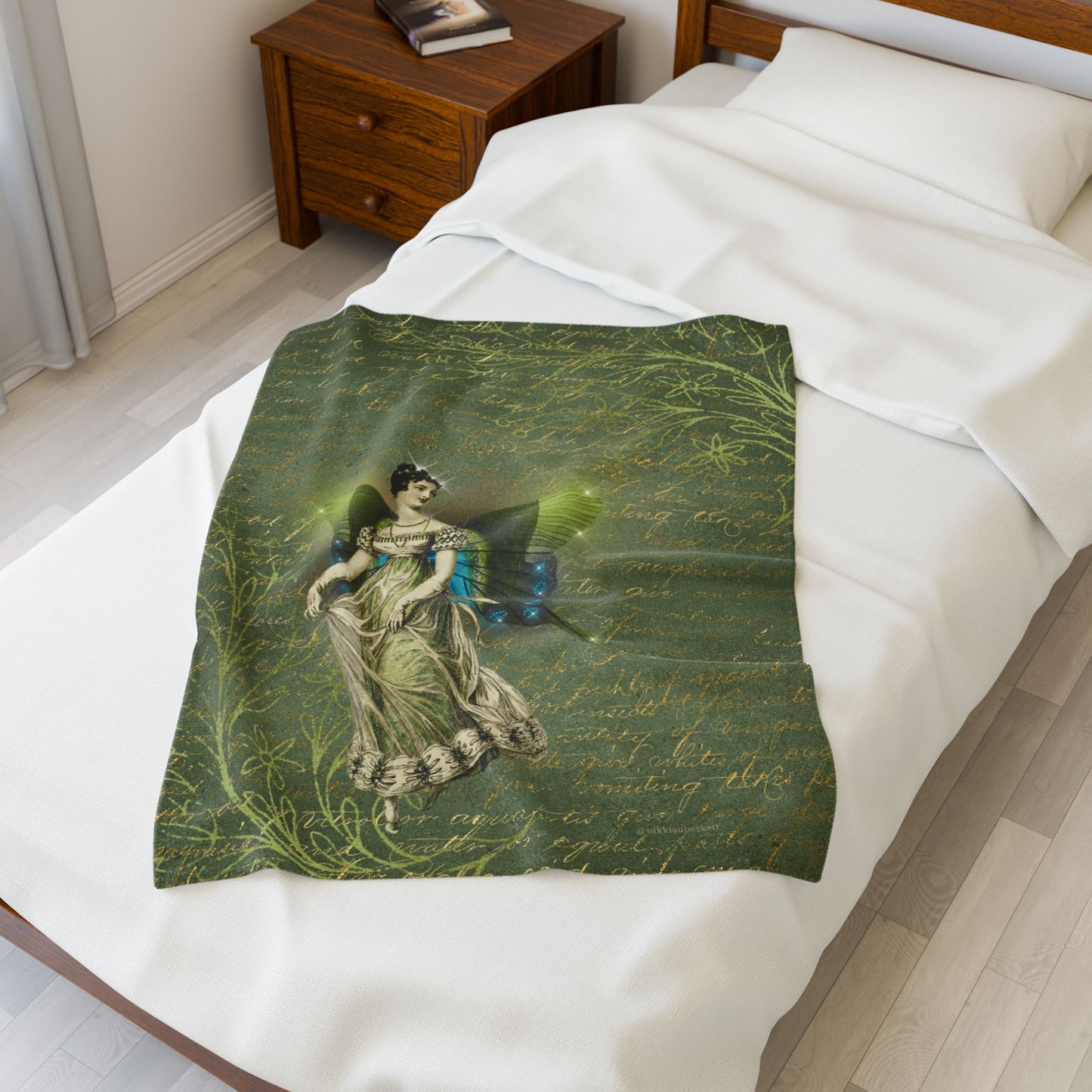Enchanting Fairy Tale Velveteen Plush Throw Blanket