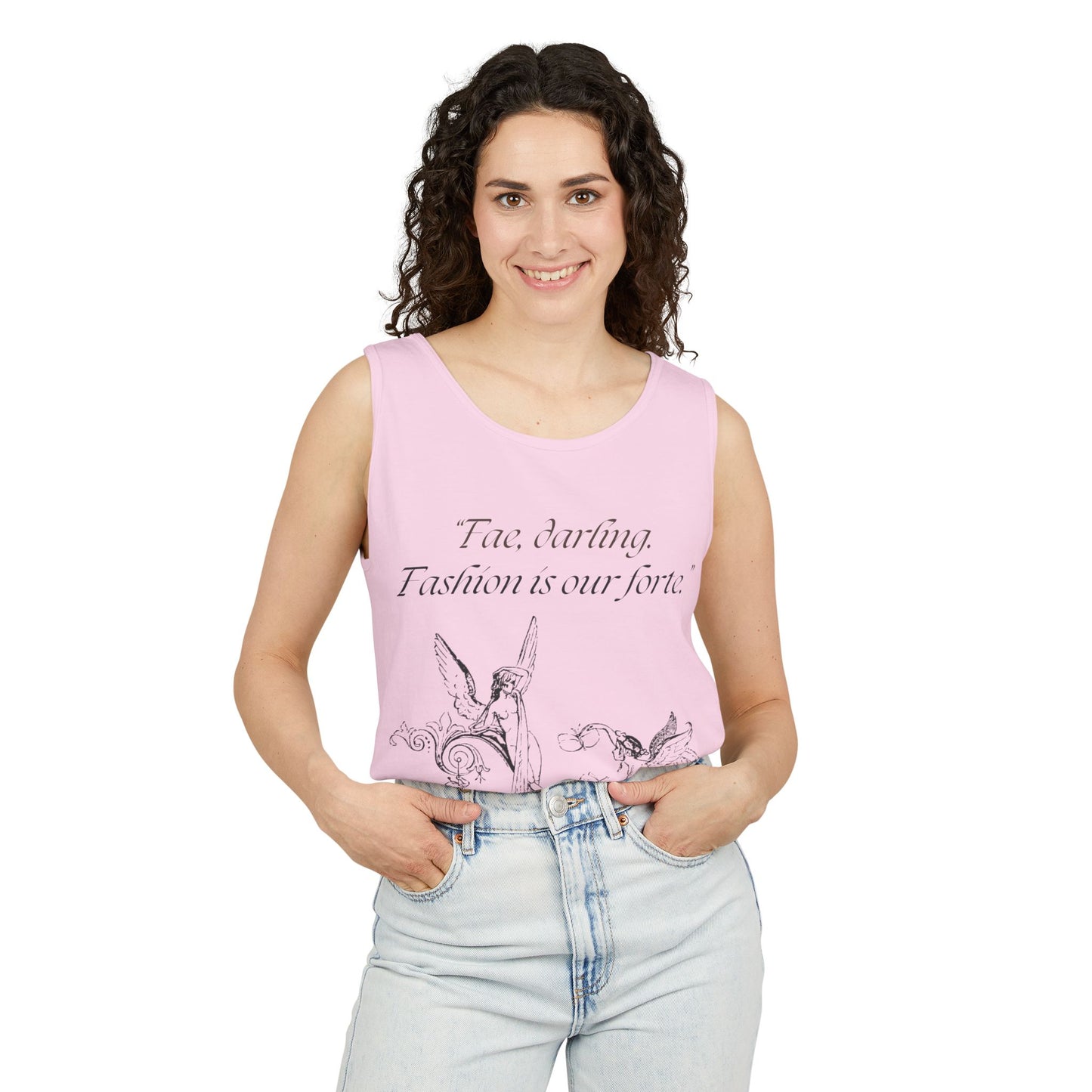 "Fae Fashion" Book Quote | Unisex Tank Top