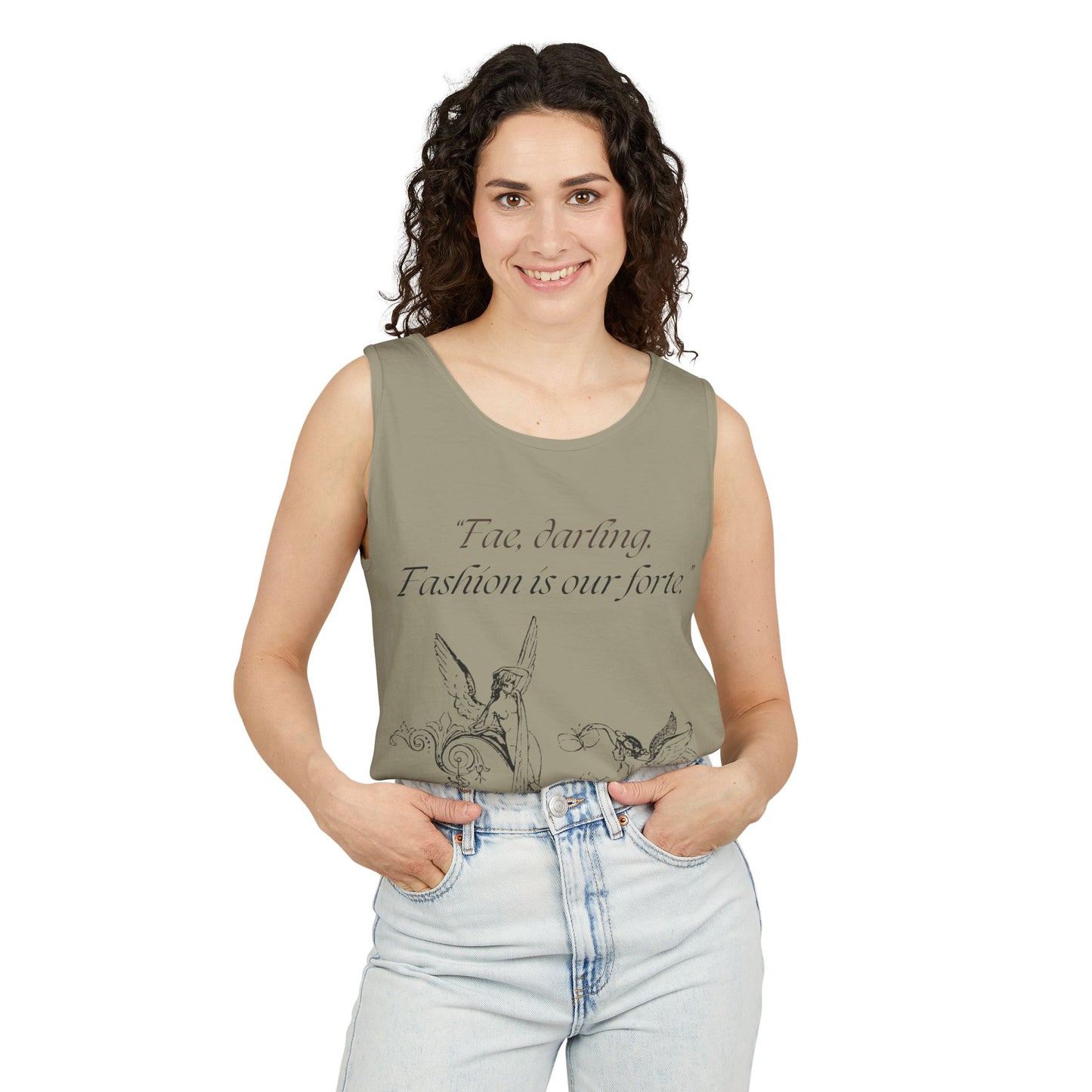 "Fae Fashion" Book Quote | Unisex Tank Top