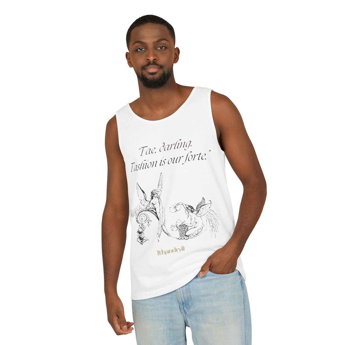 "Fae Fashion" Book Quote | Unisex Tank Top