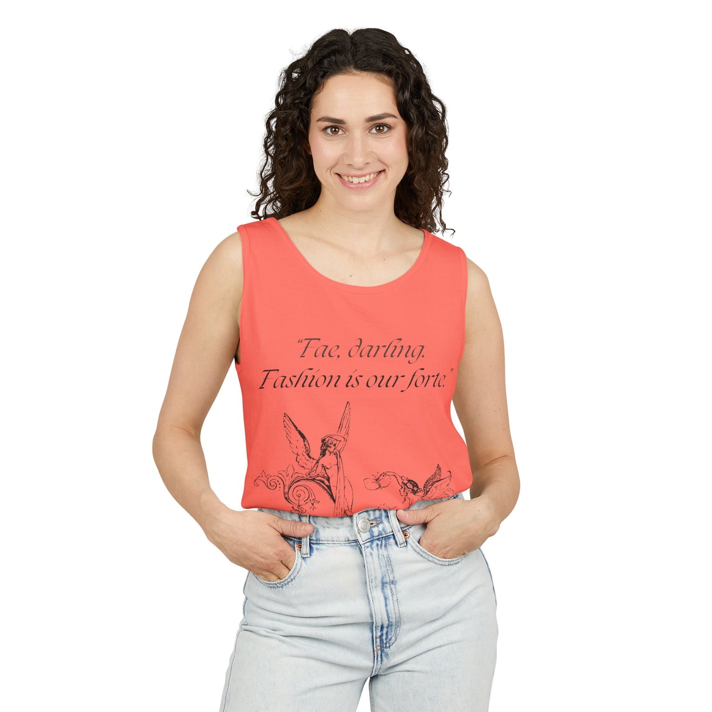 "Fae Fashion" Book Quote | Unisex Tank Top