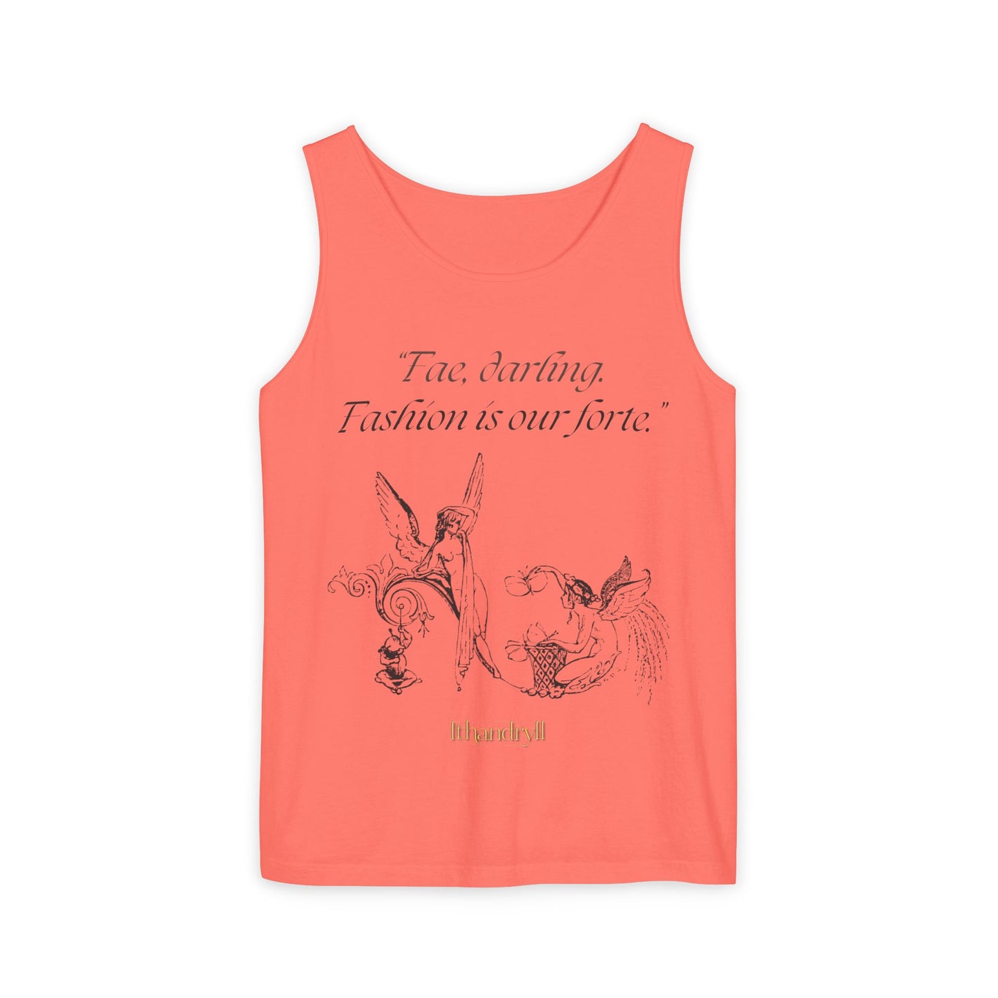 "Fae Fashion" Book Quote | Unisex Tank Top