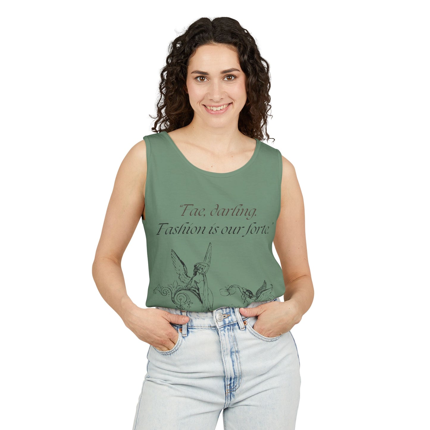 "Fae Fashion" Book Quote | Unisex Tank Top