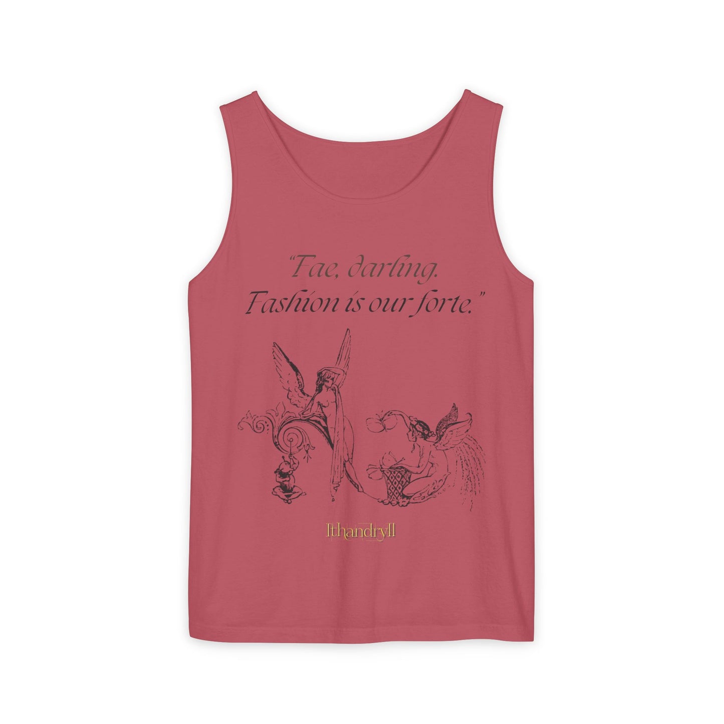"Fae Fashion" Book Quote | Unisex Tank Top