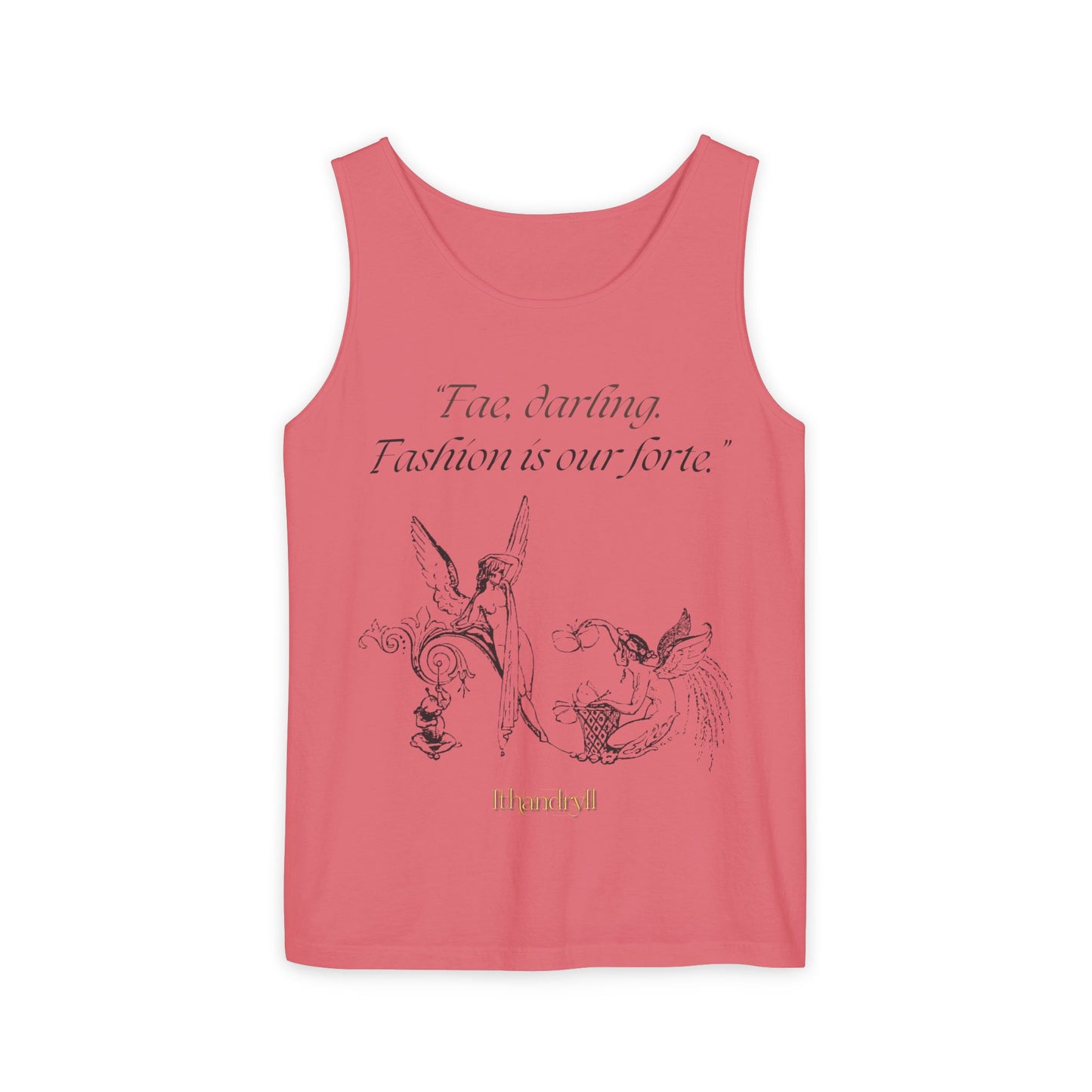 "Fae Fashion" Book Quote | Unisex Tank Top