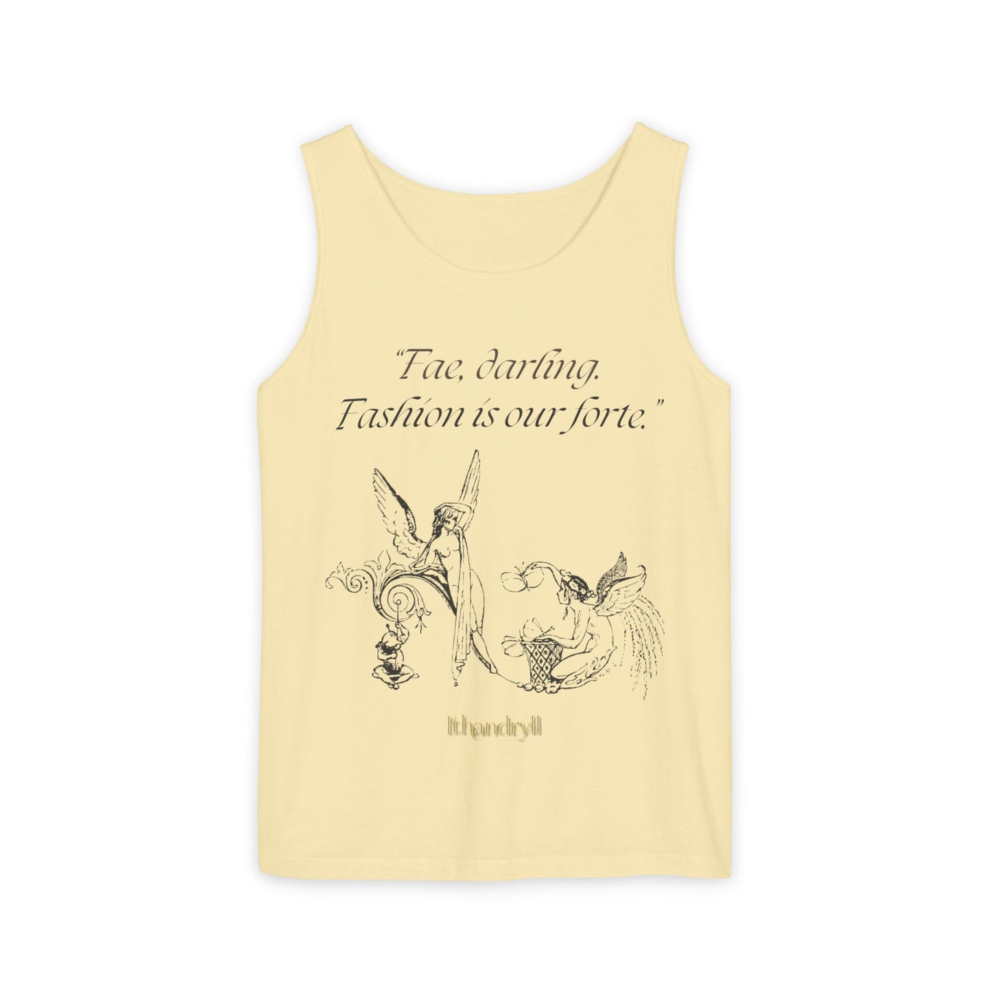 "Fae Fashion" Book Quote | Unisex Tank Top