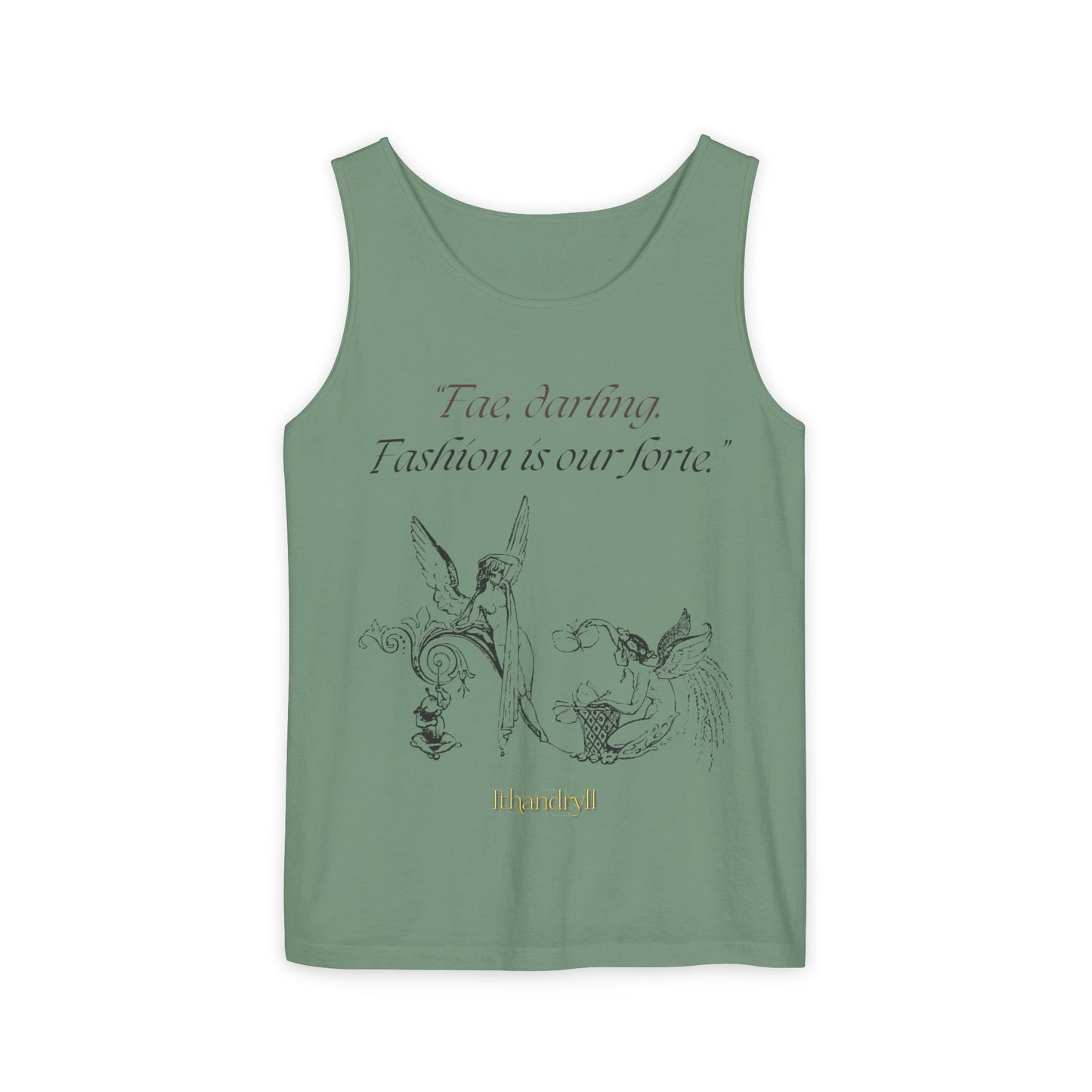 "Fae Fashion" Book Quote | Unisex Tank Top