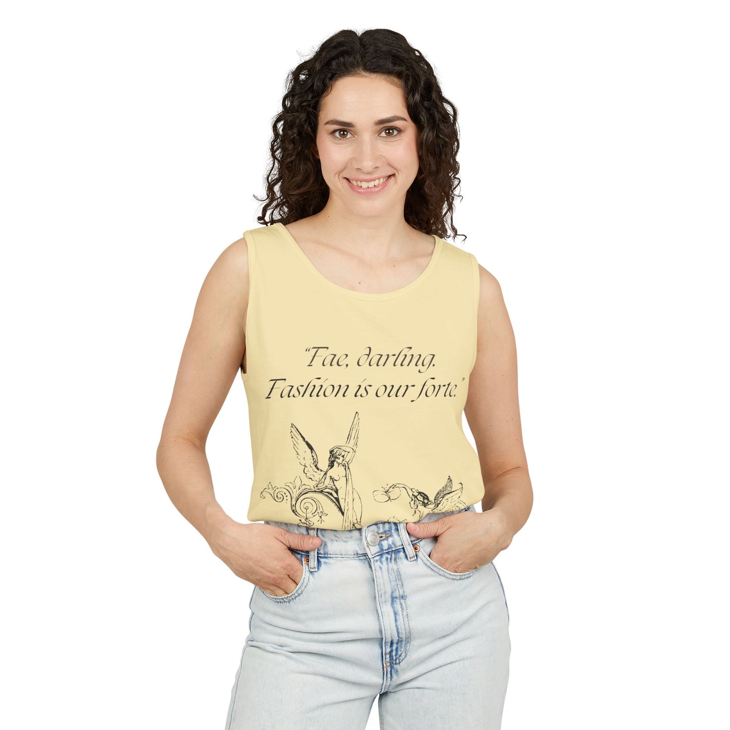 "Fae Fashion" Book Quote | Unisex Tank Top