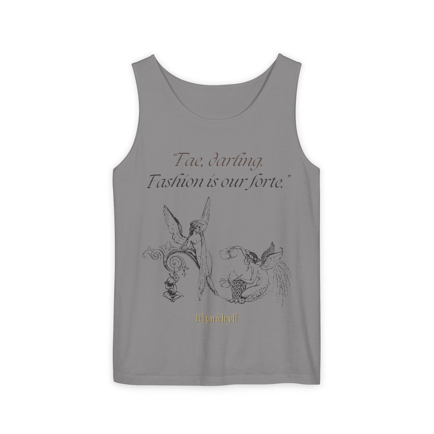 "Fae Fashion" Book Quote | Unisex Tank Top