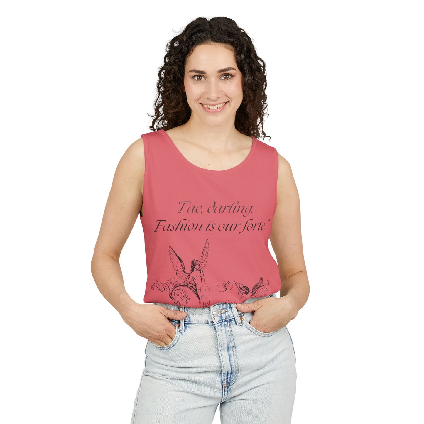 "Fae Fashion" Book Quote | Unisex Tank Top