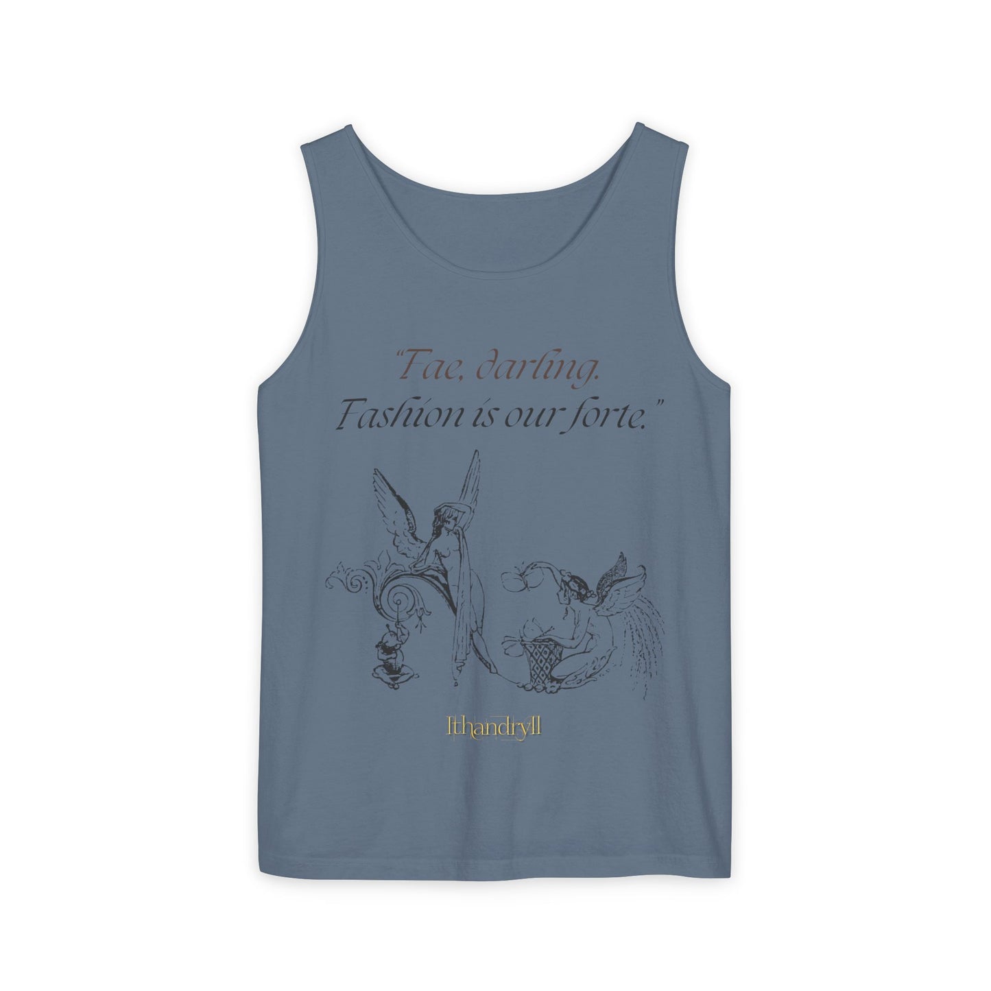 "Fae Fashion" Book Quote | Unisex Tank Top