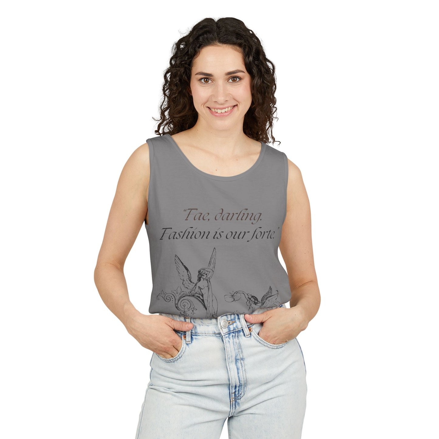 "Fae Fashion" Book Quote | Unisex Tank Top