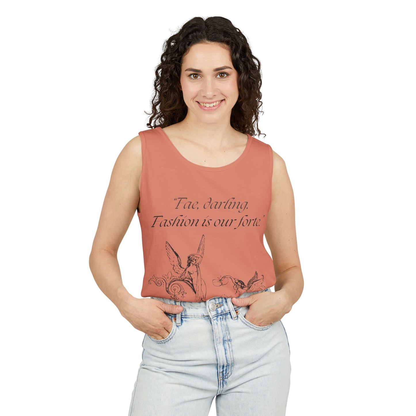 "Fae Fashion" Book Quote | Unisex Tank Top