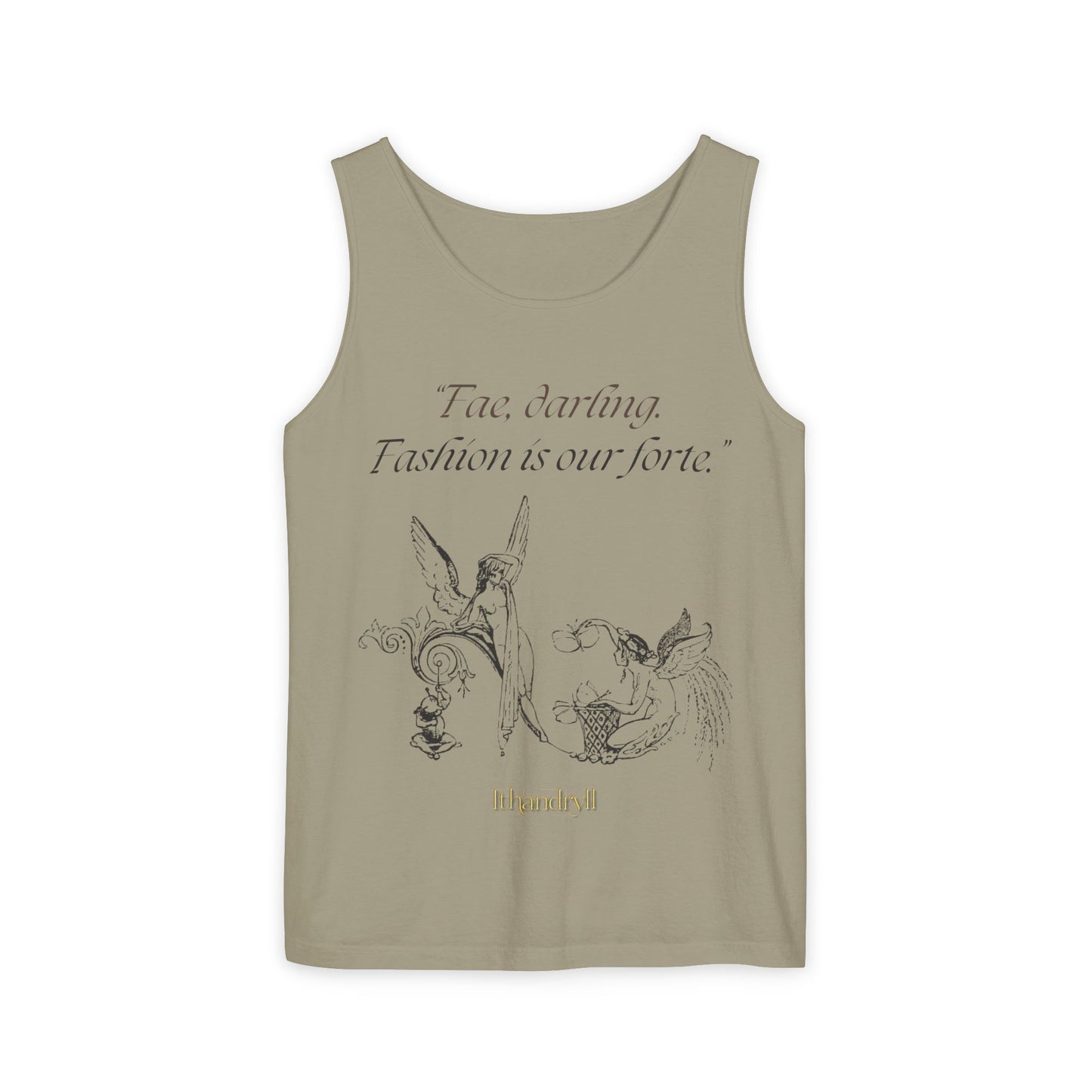 "Fae Fashion" Book Quote | Unisex Tank Top