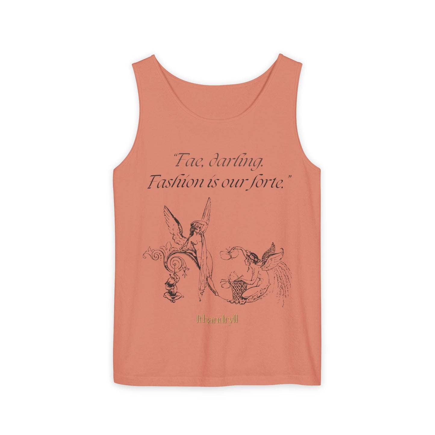 "Fae Fashion" Book Quote | Unisex Tank Top