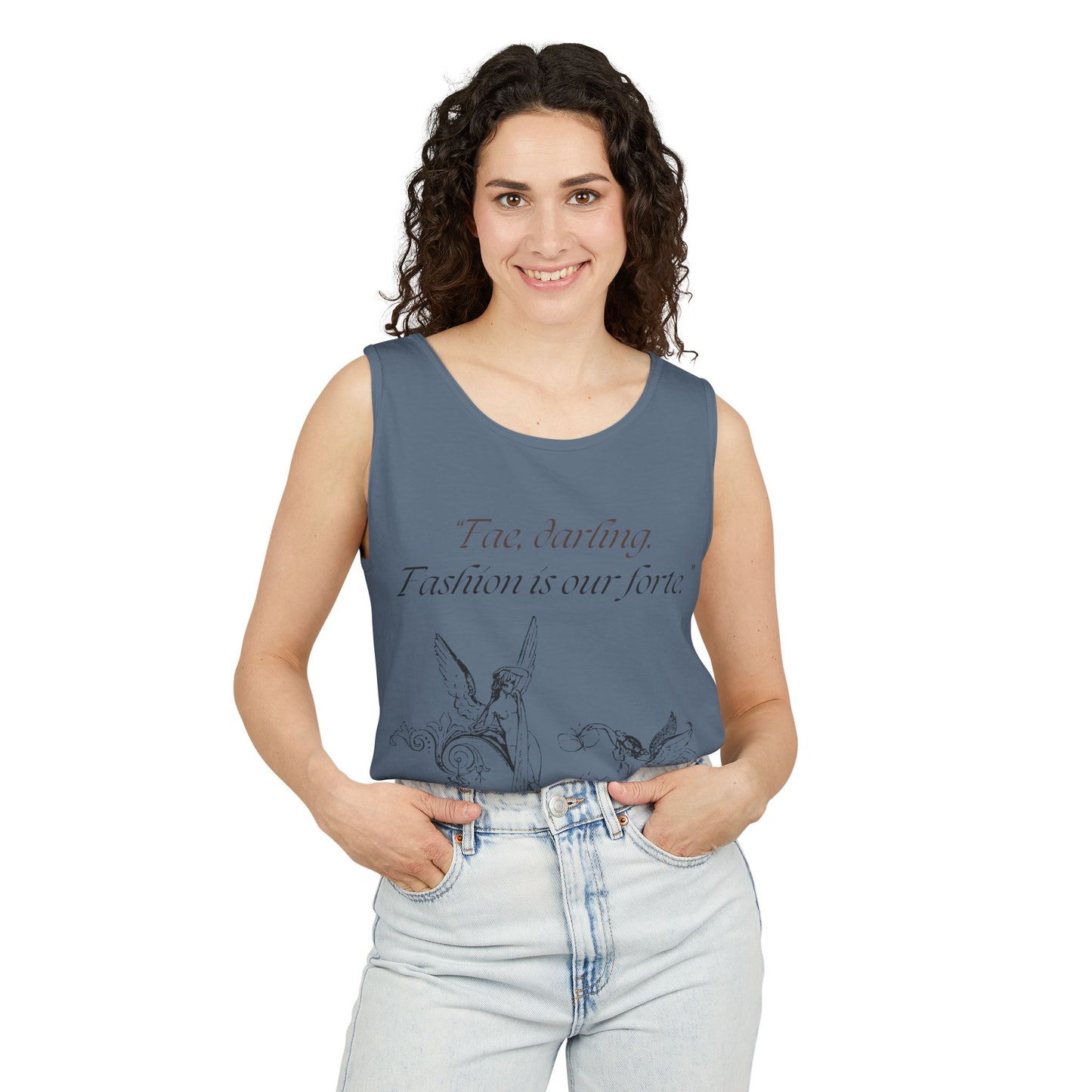 "Fae Fashion" Book Quote | Unisex Tank Top