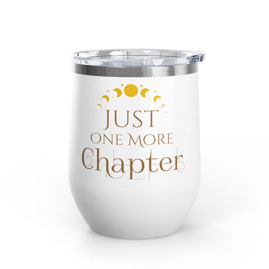 "Just One More Chapter" Book Lover's Wine Tumbler