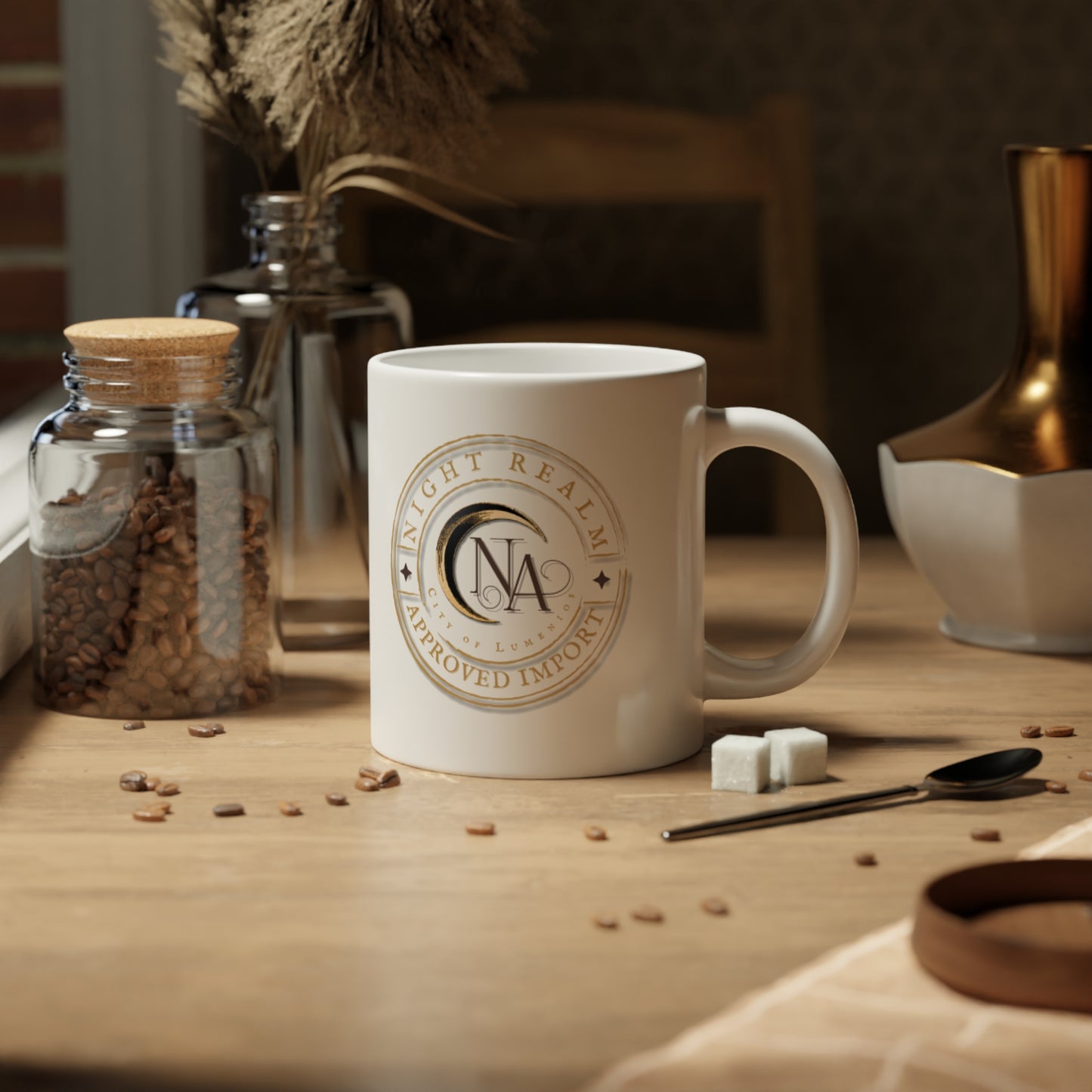 Nikki Auberkett | Cozy Jumbo Mug, 20oz - Perfect for fantasy and romantasy bookworms, coffee drinkers, and gifts