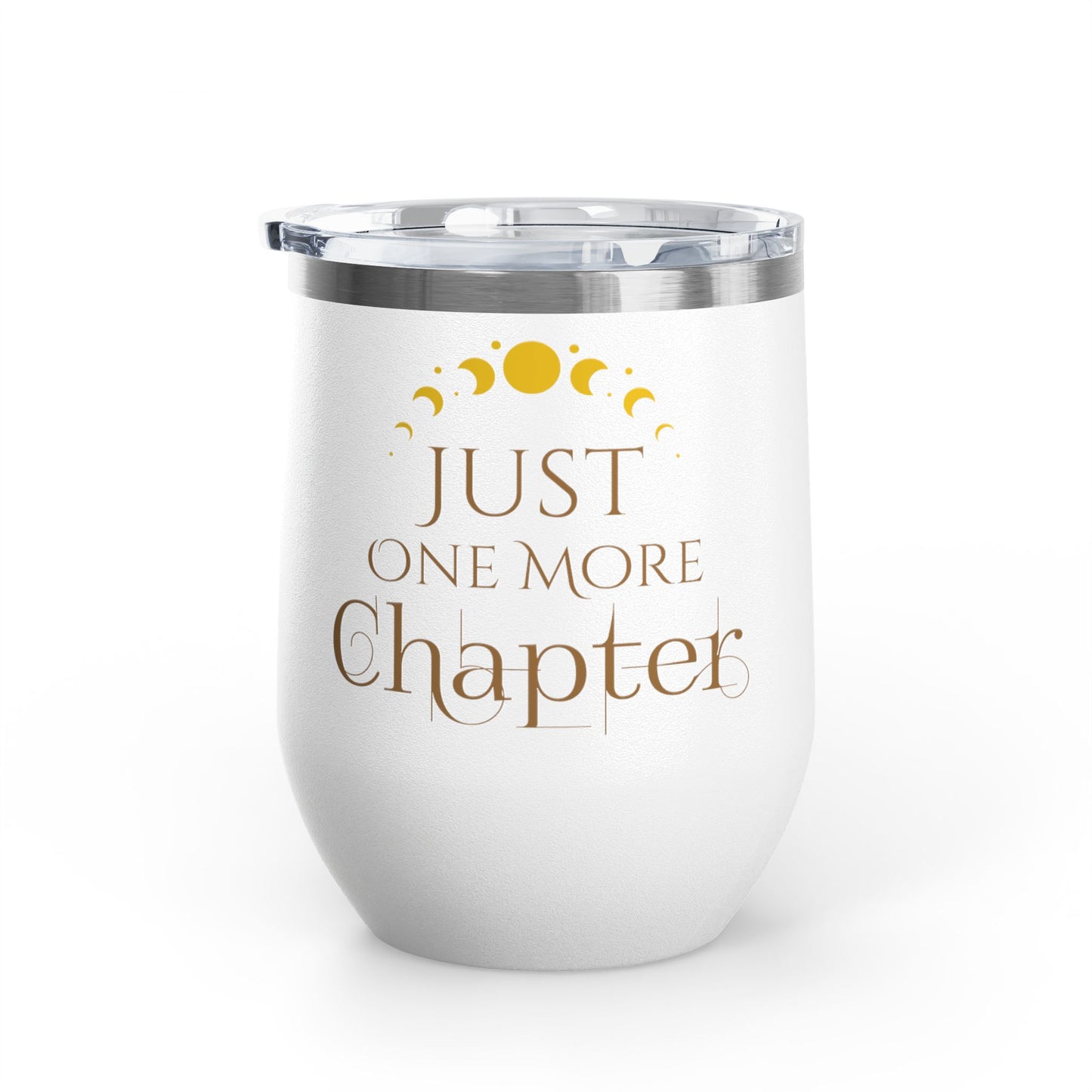 "Just One More Chapter" Book Lover's Wine Tumbler