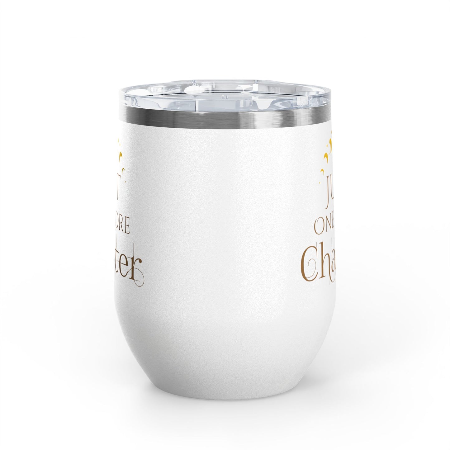 "Just One More Chapter" Book Lover's Wine Tumbler