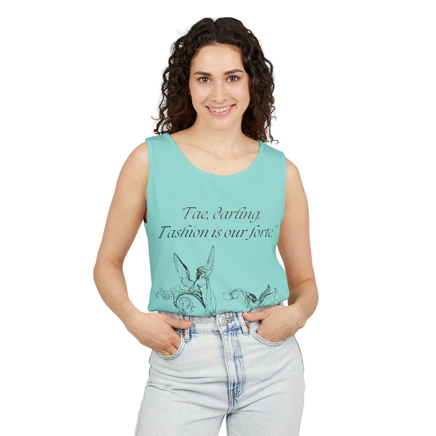"Fae Fashion" Book Quote | Unisex Tank Top