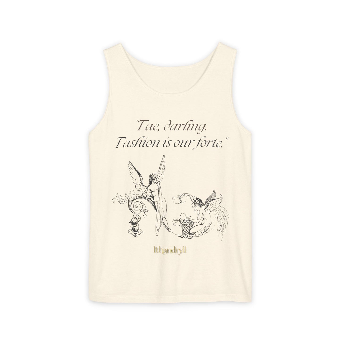 "Fae Fashion" Book Quote | Unisex Tank Top