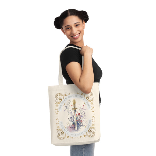 ✨Heir of Oberon✨ Book Quote Woven Tote Bag - Bookish Gift, Eco-Friendly Shopping
